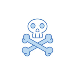 Crossbones icon design