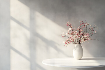 Fototapeta premium Cherry blossom in a vase
