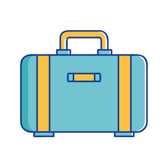 suitcase vector icon, suitcase vector illustration-simple illustration of suitcase, perfect for suitcase logos and icons and themed design 