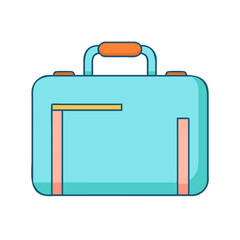 suitcase vector icon, suitcase vector illustration-simple illustration of suitcase, perfect for suitcase logos and icons and themed design 