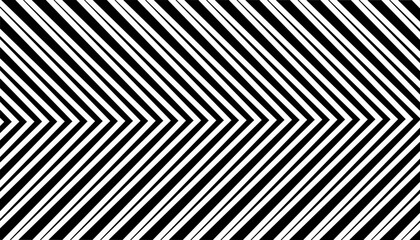 Obraz premium Black and white seamless pattern with arrows shape for sporty background. Vector Format Illustration 