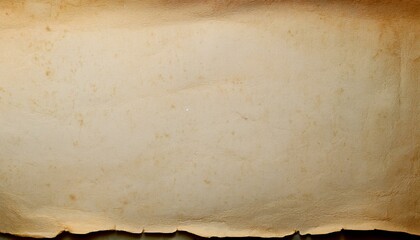 Aged paper texture with warm tones and irregular edges.