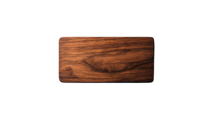 Rectangular Wooden Cutting Board with Rich Brown Texture