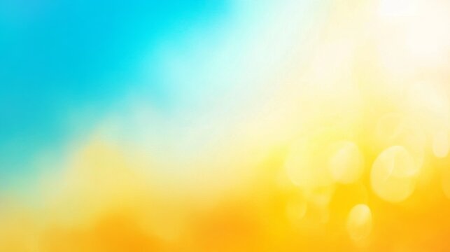 A cheerful abstract gradient background.blending sky blue and sunny yellow hues.evoking optimism and energy.great for motivational and inspirational content