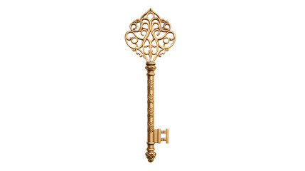 Ornate Golden Skeleton Key Antique Key Design Vintage Key Graphic Luxury Key Image Decorative Key Illustration  Ornamental Key Stock Photo
