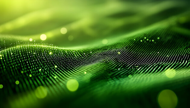 Technology, computer, cyberspace, internet, digital data network, programming, communication, coding concept. Abstract green digital binary code matrix texture background