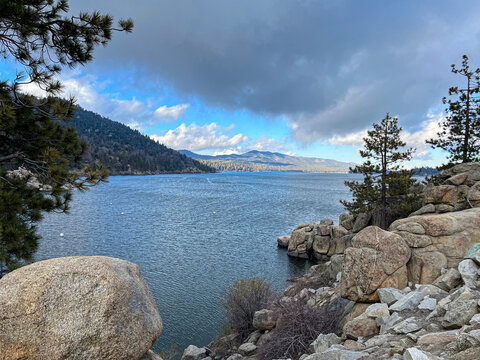 lake in the mountains