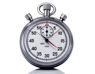 stopwatch isolated on transparent background