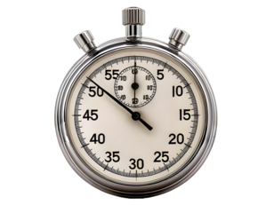 stopwatch isolated on transparent background