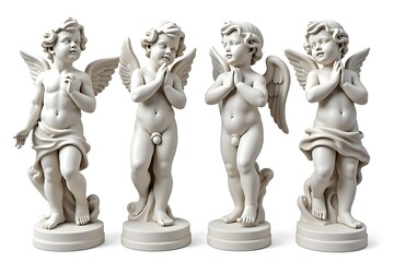 Obraz premium cherub marble statues