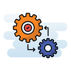 Data Integration vector icon