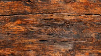 Naklejka premium seamless Aged Natural Wood Texture in Rich Brown Tones for Authentic Rustic Design