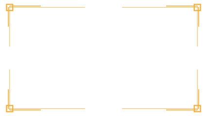 Border gold on white. Minimalist gold border vector for certificates, invitations, or decorative frames