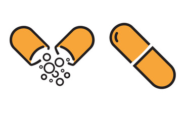  illustration of a pill