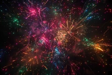 Obraz premium fireworks in the sky