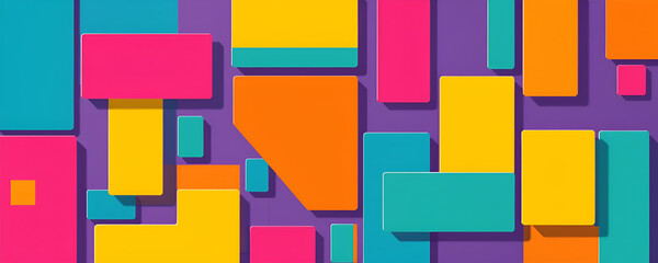 illustrazione sfondo con elementi astratti e motivi geometrici a tema surreale