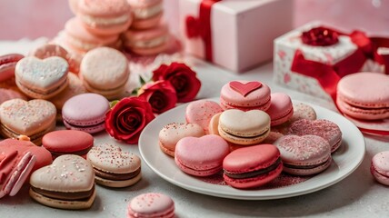 Fototapeta premium Valentines Day themed treats