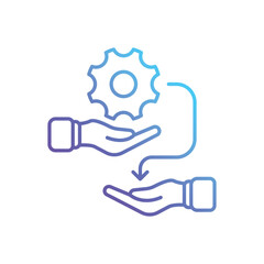 Transferring Skills vector icon