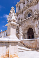 Fototapeta premium Portugal, Alcobaca. The Alcobaca Monastery, a UNESCO World Heritage Site.