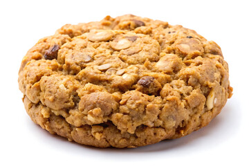 chocolate chip cookies isolated on white background