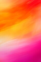 Obraz premium A cheerful abstract gradient background.transitioning from bright pink to orange.symbolizing joy and energy.suitable for children's content and educational materials