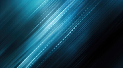 Abstract Blue and Black Gradient Light Pattern with Soft-Tech Metal Texture