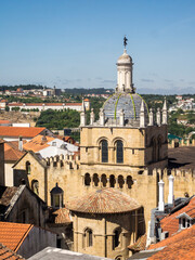 Fototapeta premium The Old Cathedral of Coimbra, a Romanesque Roman Catholic building.