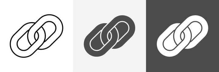 Chain icon set vector art