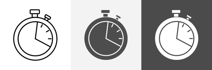 Countdown icon set vector art