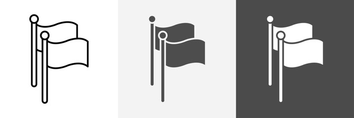 Flag icon set set vector art