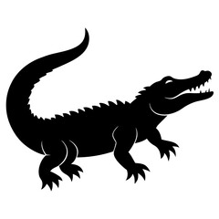  Crocodile silhouette