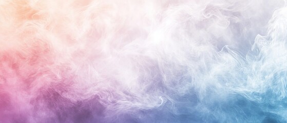 Soft pastel gradient banner template with gentle calming colors for various design needs