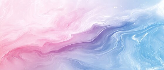 Soft pastel gradient banner template with gentle blended colors for calming designs