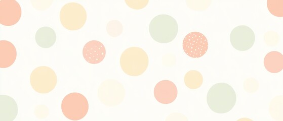 Cheerful banner template with subtle dotted pattern for playful events and celebrations