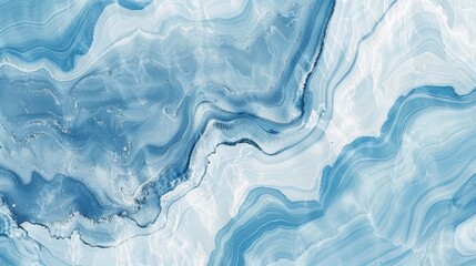 Obraz premium Aegean teal marble swirl texture with a nautical theme background Coastal living style home decor for summer Seamless pattern featuring fluid blue water flow effect on dyed textile