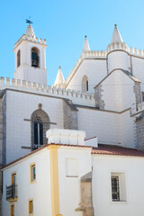 Fototapeta premium Color stock image of Evora, Portugal.