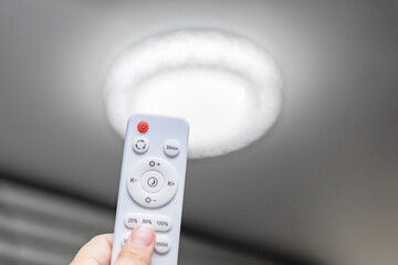 smart ceiling light with remote control