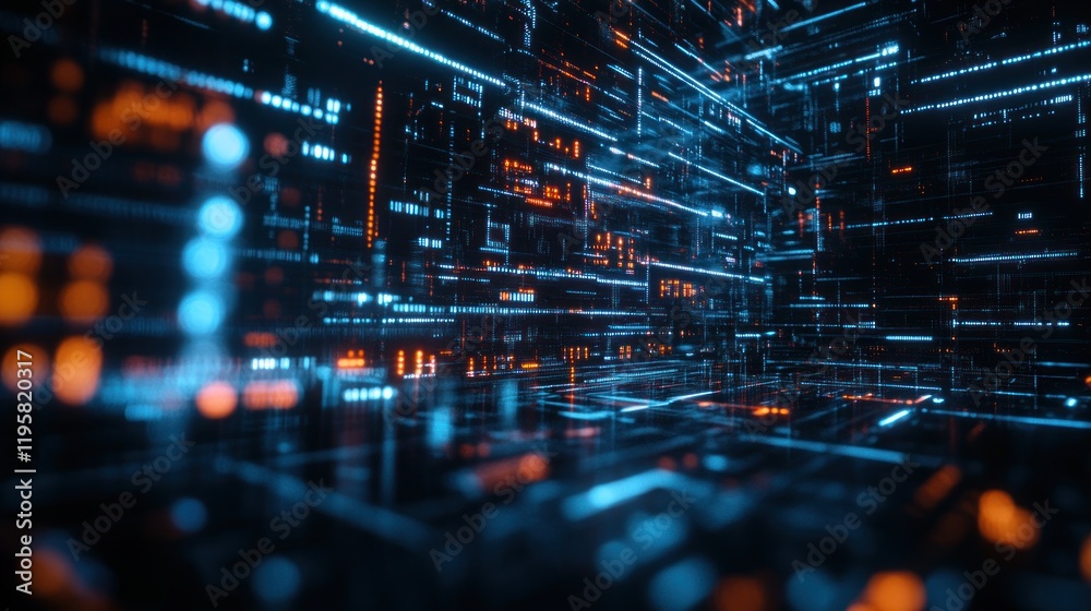 Poster Abstract Digital Data Stream Visualization In Cyberspace