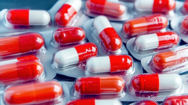 Inspectors examine sealed pharmaceutical packs for visible defects under bright lighting