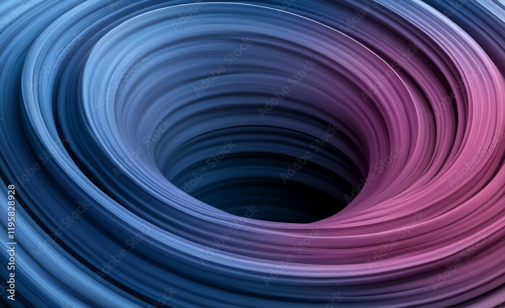 Poster high-speed data flow, a linear train of information. springboard into a time loop. 3d illustration s