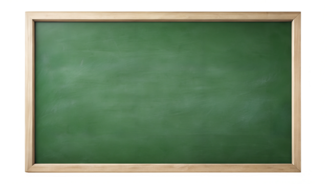 blackboard with chalk on a blackboard