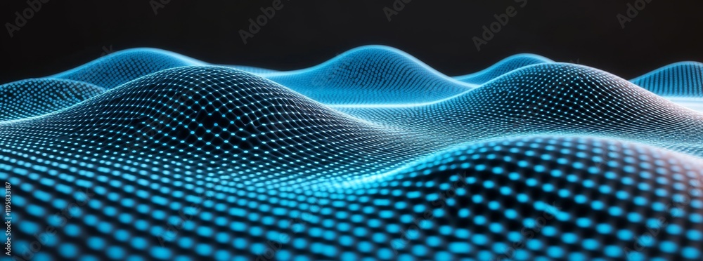 Poster radial waves traverse cyber space. within a digital information field, peer-to-peer networking, and 