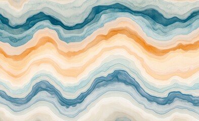 Obraz premium Technology and mysticism converge, showcasing undulating beams that mirror the emotional spectrum. The scene is presented as a 3D image on an abstract, high-tech backdrop