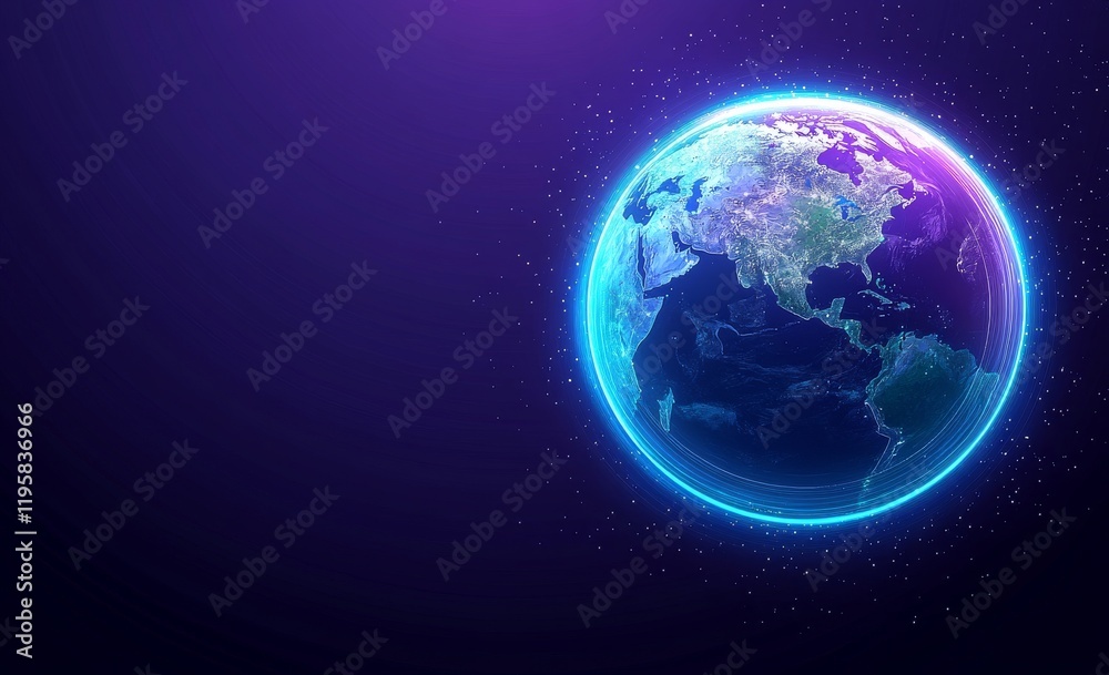 Poster the global wireless network. blockchain technology will define the digital future. peering database.