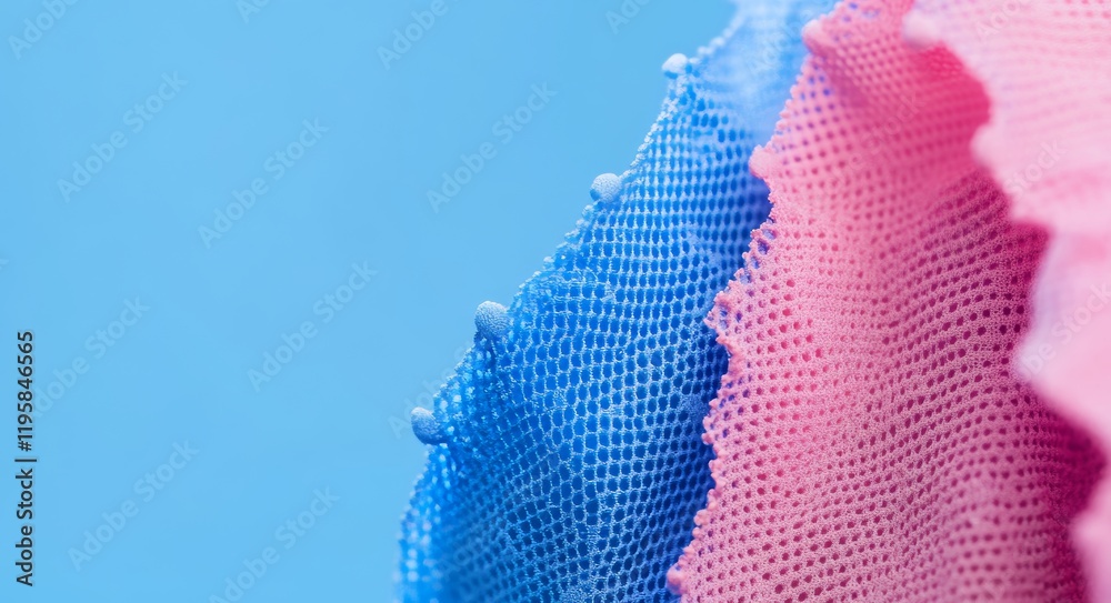 Poster wave particle in digital form. spreading sound waves. artificial mind notion. 3d abstract visualizat