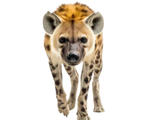 Fototapeten Isolated Hyena Walking Forward © Ioana