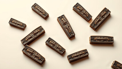 Antique Cigar Boxes Displayed