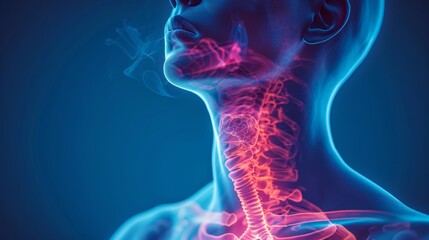 Human lungs impacted by viral infections, pneumonia, inflammation, cancer, and smoking effects