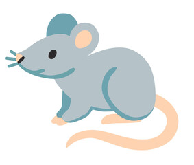 mouse isolated on white background 