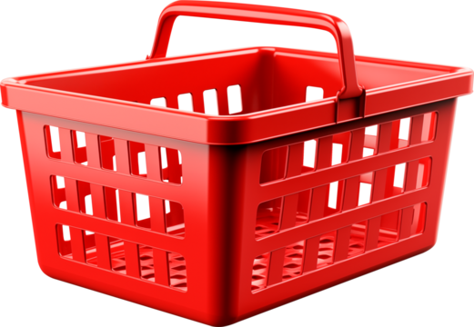 Supermarket shopping basket
